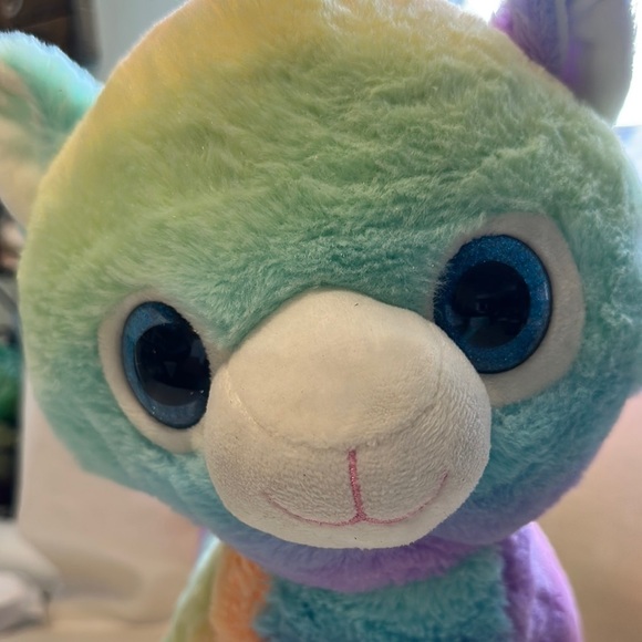 Pink and Orange Stuffed Animal Toy - Picture 3 of 6